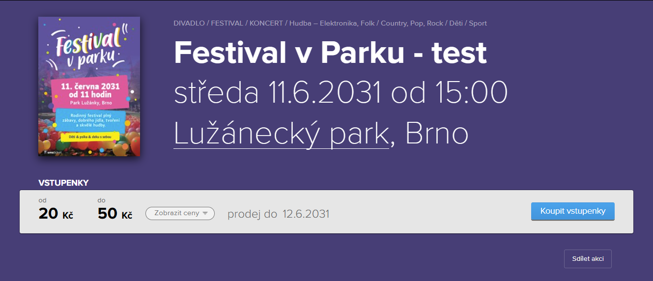 Festival v Parku