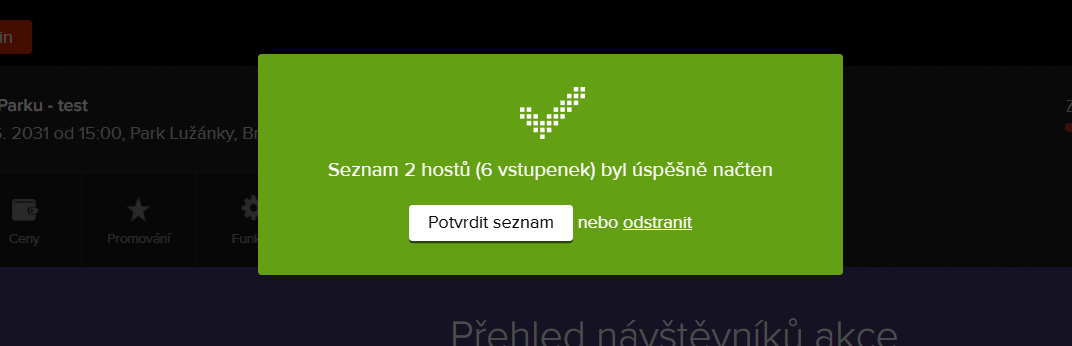 Seznam hostů