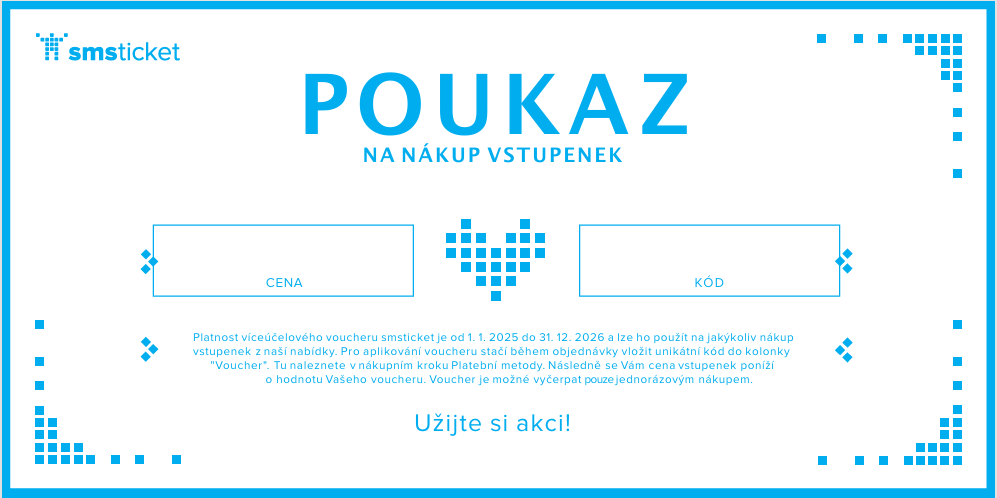 šablona dárkového poukazu