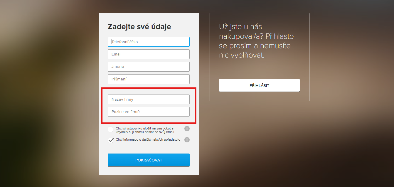 prodejní formulář 1