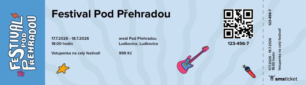 Design vstupenky na míru od pořadatele