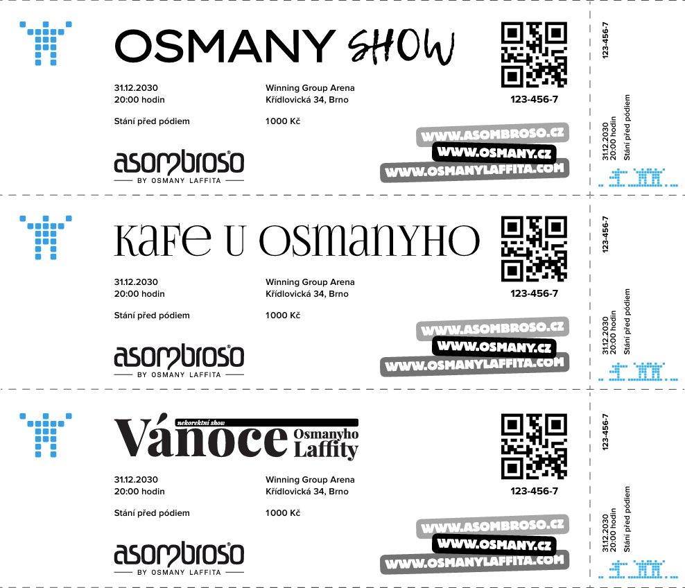 Design vstupenky na míru